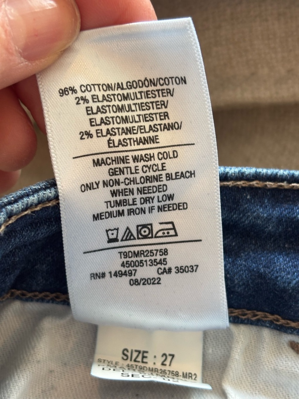 Joe's Jeans Women's Indigo Skinny Jeans - Picture 6 of 6